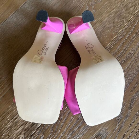 CIRCUS BY SAM EDELMAN Ruffled Dress Sandals In Pink Crush - Picture 9 of 10